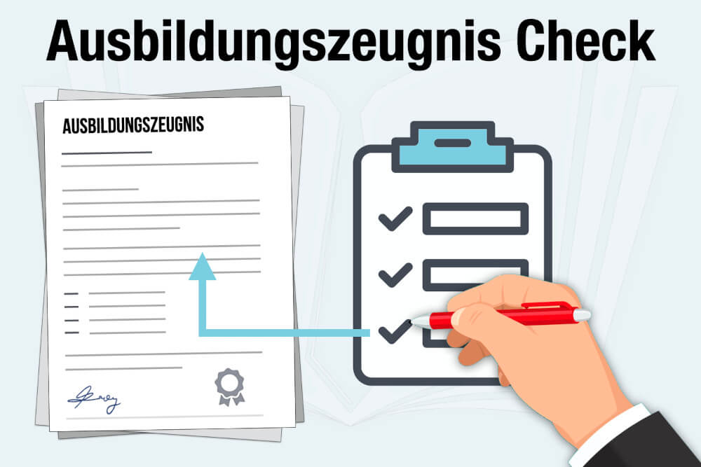 Ausbildungszeugnis Check Beispiel Muster Vorlage Tipps