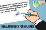 Gehaltswunsch Formulieren Anschreiben Tipps