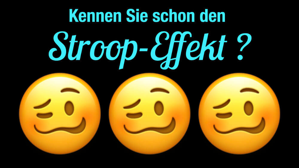 Stroop Effekt Psychologie Farben