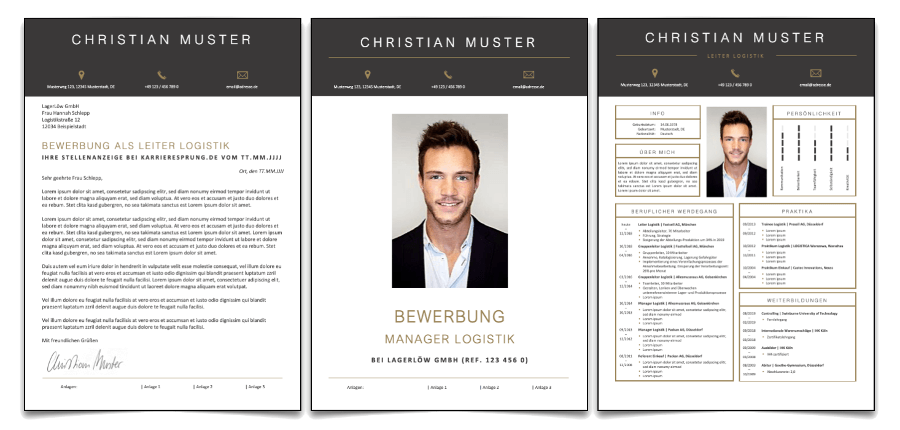 Komplette Bewerbung Set 10